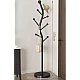 Cuier pentru haine in forma de S cu 7 carlige otel carbon 178 x 30 cm negru