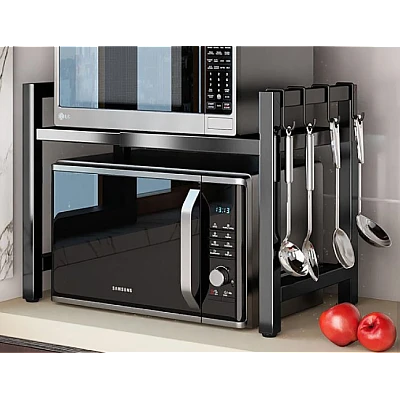 Raft extensibil pentru bucatarie polita ajustabila pe inaltime NEGRU Raft extensibil pentru bucatarie polita ajustabila pe inaltime NEGRU