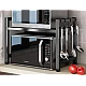 Raft extensibil pentru bucatarie polita ajustabila pe inaltime NEGRU Raft extensibil pentru bucatarie polita ajustabila pe inaltime NEGRU