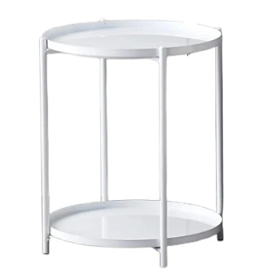Masuta rotunda pentru cafea din metal 2 nivele 42 x 52 cm ALBA Masuta rotunda pentru cafea din metal 2 nivele 42 x 52 cm ALBA