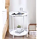 Masuta rotunda pentru cafea din metal 2 nivele 42 x 52 cm ALBA Masuta rotunda pentru cafea din metal 2 nivele 42 x 52 cm ALBA