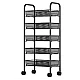 Organizator slim portabil cu 5 nivele 4 rafturi retractabile rotativ 360 NEGRU Organizator slim portabil cu 5 nivele 4 rafturi retractabile rotativ 360 NEGRU