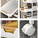Organizator slim portabil cu 5 nivele 4 rafturi retractabile rotativ 360 NEGRU Organizator slim portabil cu 5 nivele 4 rafturi retractabile rotativ 360 NEGRU