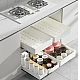 Set 3 sertare cu glisiere autoadezive soft close extragere totala sina cu extensie 3 dimensiuni alb Set 3 sertare cu glisiere autoadezive soft close extragere totala sina cu extensie 3 dimensiuni alb