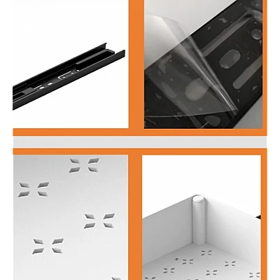 Set 3 sertare cu glisiere autoadezive soft close extragere totala sina cu extensie 3 dimensiuni alb Set 3 sertare cu glisiere autoadezive soft close extragere totala sina cu extensie 3 dimensiuni alb