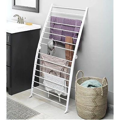 Uscator de rufe pliabil compact 16 suporturi 165 x 68 cm alb Uscator de rufe pliabil compact 16 suporturi 165 x 68 cm alb