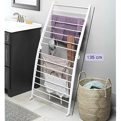 Uscator de rufe pliabil compact 16 suporturi 165 x 68 cm alb Uscator de rufe pliabil compact 16 suporturi 165 x 68 cm alb