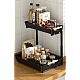 Organizator pentru bucatarie sau baie cu 2 rafturi retractabile inaltime ajustabila