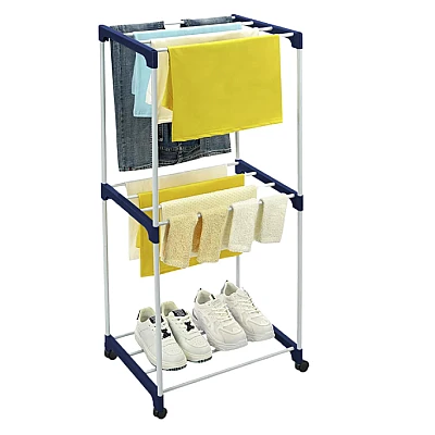 Uscator prosoape cu suport pentru incaltaminte 3 nivele portabil Uscator prosoape cu suport pentru incaltaminte 3 nivele portabil