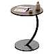 Masuta rotunda pentru cafea MDF cu metal 40 x 62.5 cm maro cu negru Masuta rotunda pentru cafea MDF cu metal 40 x 62.5 cm maro cu negru