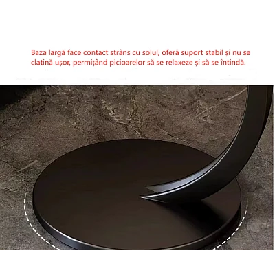 Masuta rotunda pentru cafea MDF cu metal 40 x 62.5 cm maro cu negru Masuta rotunda pentru cafea MDF cu metal 40 x 62.5 cm maro cu negru