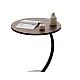 Masuta rotunda pentru cafea MDF cu metal 40 x 62.5 cm maro cu negru Masuta rotunda pentru cafea MDF cu metal 40 x 62.5 cm maro cu negru