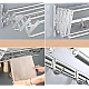 Suport pliabil pentru prosoape inox 7 bare 5 carlige Suport pliabil pentru prosoape inox 7 bare 5 carlige