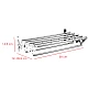 Suport pliabil pentru prosoape inox 7 bare 5 carlige Suport pliabil pentru prosoape inox 7 bare 5 carlige