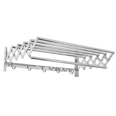 Suport pliabil pentru prosoape inox 7 bare 5 carlige Suport pliabil pentru prosoape inox 7 bare 5 carlige