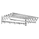 Suport pliabil pentru prosoape inox 7 bare 5 carlige Suport pliabil pentru prosoape inox 7 bare 5 carlige