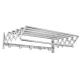 Suport pliabil pentru prosoape inox 7 bare 5 carlige