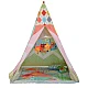 Cort de joaca cu salteluta de activitati 2in1 Happy Space Cort de joaca cu salteluta de activitati 2in1 Happy Space