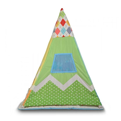 Cort de joaca cu salteluta de activitati 2in1 Happy Space Cort de joaca cu salteluta de activitati 2in1 Happy Space