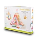 Cort de joaca cu salteluta de activitati 2in1 Happy Space Cort de joaca cu salteluta de activitati 2in1 Happy Space