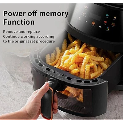 Friteuza cu Aer Cald 8L cu 8 programre LEIHMANN Friteuza cu Aer Cald 8L cu 8 programre LEIHMANN
