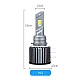 Set 2 becuri LED H15 Canbus 120W 12000LM fara eroare lumina alb rece Set 2 becuri LED H15 Canbus 120W 12000LM fara eroare lumina alb rece