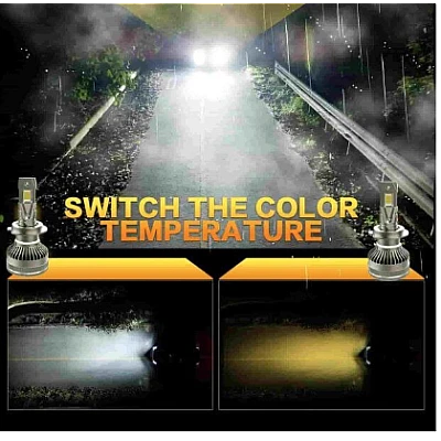Set de 2 Becuri LED auto K13 H11 canbus 210W 27000LM 6000K control aplicatie Set de 2 Becuri LED auto K13 H11 canbus 210W 27000LM 6000K control aplicatie
