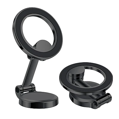Suport magnetic auto rotativ la 360 grade cu baza rotunda pliabil Suport magnetic auto rotativ la 360 grade cu baza rotunda pliabil