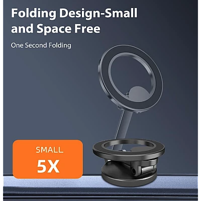 Suport magnetic auto rotativ la 360 grade cu baza rotunda pliabil Suport magnetic auto rotativ la 360 grade cu baza rotunda pliabil