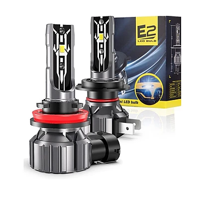 Set 2 Becuri LED auto E2 H1 100W 15000 lumeni Set 2 Becuri LED auto E2 H1 100W 15000 lumeni