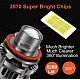 Set 2 becuri V6 auto LED H11 de 100W 6000k lumina alb rece si flux luminos Set 2 becuri V6 auto LED H11 de 100W 6000k lumina alb rece si flux luminos