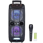 Boxa wireless KTS 1743 cu microfon telecomanda 8 x 2 inch