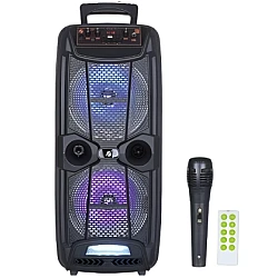 Boxa wireless KTS 1743 cu microfon telecomanda 8 x 2 inch