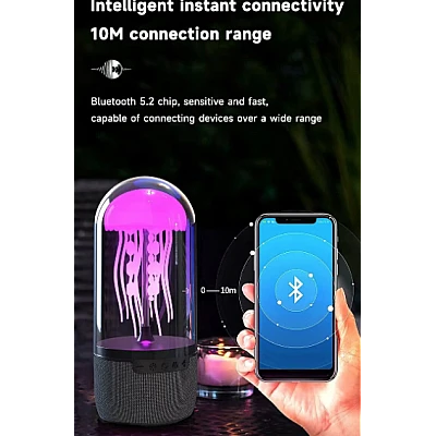 Boxa portabila cu design meduza efecte de iluminare 7 culori bluetooth Boxa portabila cu design meduza efecte de iluminare 7 culori bluetooth