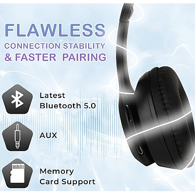 Casti Wireless copii urechi pisica P47M bluetooth handsFree hifi bass stereo LED Casti Wireless copii urechi pisica P47M bluetooth handsFree hifi bass stereo LED