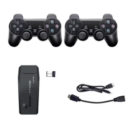 Consola Game stick cu peste 20000 de jocuri incorporate 2 controlere wireless iesire HDM Consola Game stick cu peste 20000 de jocuri incorporate 2 controlere wireless iesire HDM