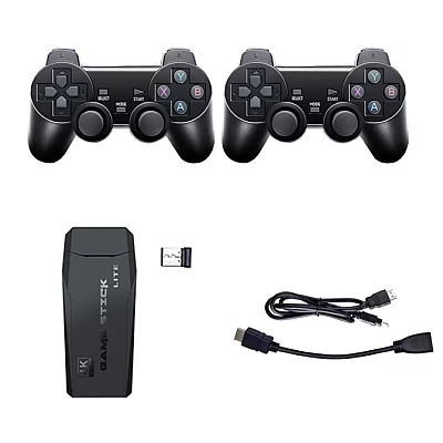 Consola Game stick cu peste 20000 de jocuri incorporate 2 controlere wireless iesire HDM Consola Game stick cu peste 20000 de jocuri incorporate 2 controlere wireless iesire HDM