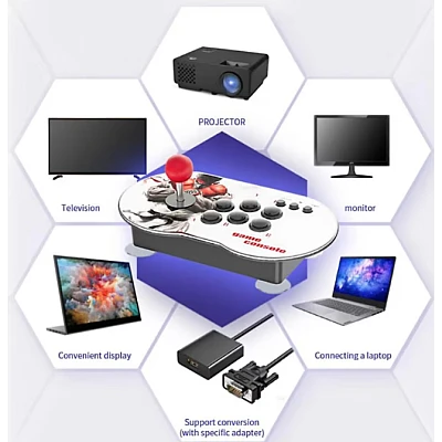 Consola de Jocuri Retro Arcade Jocuri Preinstalate Port HDMI Peste 15000 de Jocuri Design Compact Consola de Jocuri Retro Arcade Jocuri Preinstalate Port HDMI Peste 15000 de Jocuri Design Compact