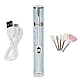 Pila electrica de unghii fara fir albastra cu 5 capete Pila electrica de unghii fara fir albastra cu 5 capete