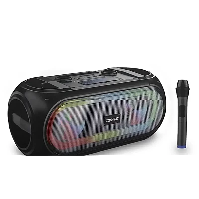 Boxa portabila bluetooth ZQS 4247 karaoke cu 2 microfoane Boxa portabila bluetooth ZQS 4247 karaoke cu 2 microfoane