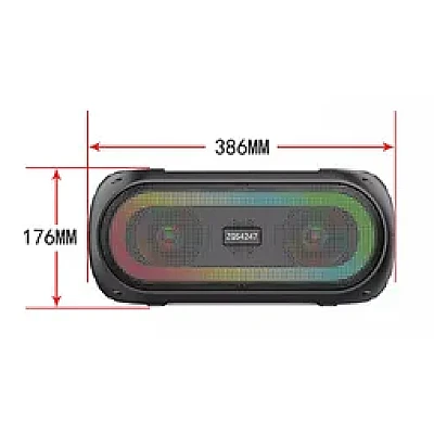 Boxa portabila bluetooth ZQS 4247 karaoke cu 2 microfoane Boxa portabila bluetooth ZQS 4247 karaoke cu 2 microfoane