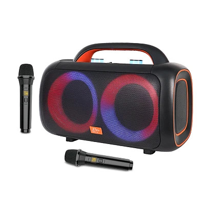 Boxa portabila karaoke ZQS L19 cu Bluetooth si 2 microfoane Boxa portabila karaoke ZQS L19 cu Bluetooth si 2 microfoane