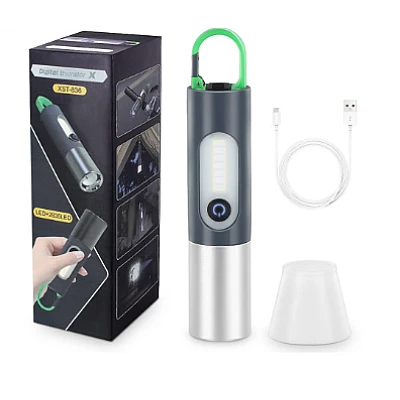 Lanterna de Camping 20cm cu Acumulator si Agatatoare Digital Thunder XST 836 Lanterna de Camping 20cm cu Acumulator si Agatatoare Digital Thunder XST 836