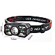 Lanterna de cap profesionala cu senzor si incarcare USB LED 10W 5 LED Lanterna de cap profesionala cu senzor si incarcare USB LED 10W 5 LED