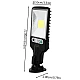 Mini proiector solar de gradina cu LED COB si senzor miscare OFF Mini proiector solar de gradina cu LED COB si senzor miscare OFF
