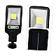 Mini proiector solar de gradina cu LED COB si senzor miscare OFF Mini proiector solar de gradina cu LED COB si senzor miscare OFF