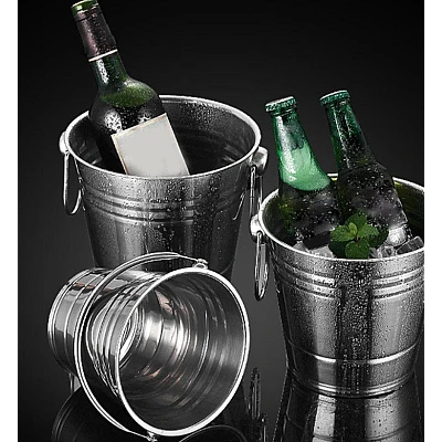 Frapiera inox penru gheata si bauturi cu manere laterale 6L tip GALEATA