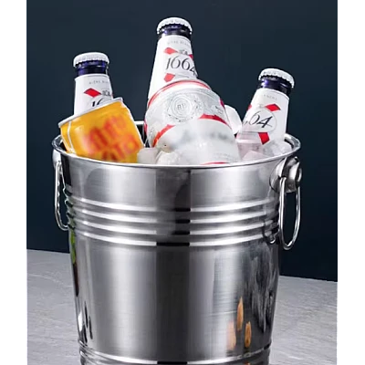 Frapiera inox penru gheata si bauturi cu manere laterale 6L tip GALEATA