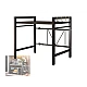 Raft metalic cuptor cu microunde etajera ajustabila Metal 4 Carlige