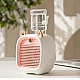 Ventilator portabil de birou cu incarcare USB si umidificare urechi pisica Ventilator portabil de birou cu incarcare USB si umidificare urechi pisica
